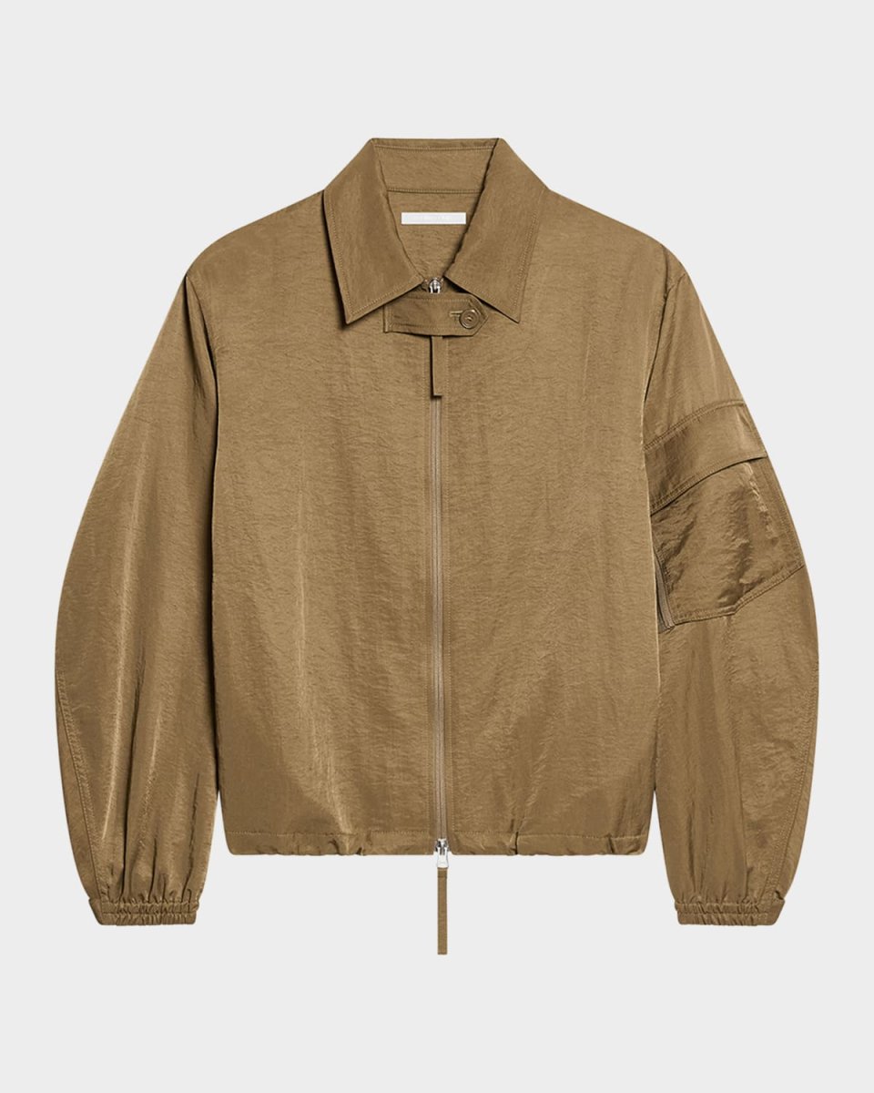 Creased Ma1 Bomber Jacket